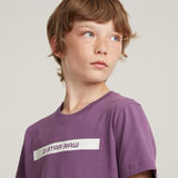 G-STAR Outlet Camiseta Regular para Niños Morado
