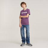 G-STAR Outlet Camiseta Regular para Niños Morado