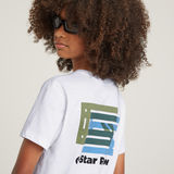 G-STAR Outlet Boys T-Shirt Regular White
