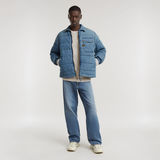 G-STAR Outlet Padded Zip Bomber Medium blue
