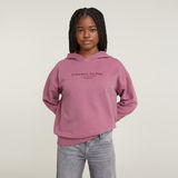 G-STAR Outlet Sudadera con Capucha Brushed para Niñas Morado