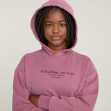 G-STAR Outlet Sudadera con Capucha Brushed para Niñas Morado