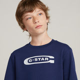 G-STAR Outlet Boys Sweater Unbrushed Dark blue