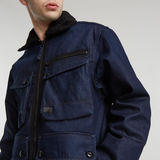 G-STAR Outlet Utility Sherpa Jacket Dark blue