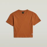 G-STAR Outlet Girls Top Loose Crop Brown