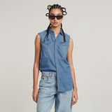 G-STAR Outlet Tacoma Straight Shirt Medium blue