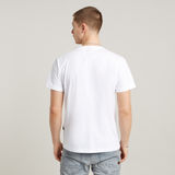 G-STAR Outlet Multicolor Graphic T-Shirt White