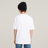 G-STAR Outlet Camiseta Loose para Niños Blanco