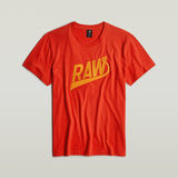 G-STAR Outlet Embro RAW Graphic T-Shirt Red