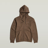 G-STAR Outlet Premium Core Hooded Sweater Brown