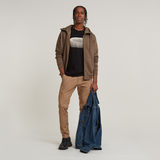 G-STAR Outlet Premium Core Hooded Sweater Brown