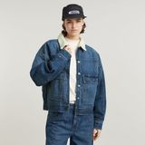 G-STAR Outlet Drifter Sherpa Jacket Medium blue