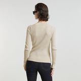 G-STAR Outlet Plated Slim Knitted Sweater Multi color