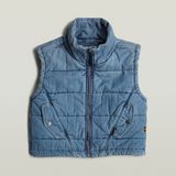G-STAR Outlet Padded Mae Vest Medium blue