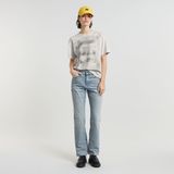 G-STAR Outlet Viktoria High Straight Jeans Light blue