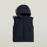 G-STAR Outlet G- Whistler Padded Hooded Vest 2.0 Dark blue