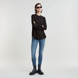 G-STAR Outlet Half Placket Top Black