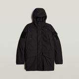 G-STAR Outlet Expedition Padded Hooded Parka Black