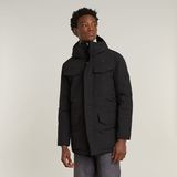 G-STAR Outlet Vodan Padded Hooded Parka Black