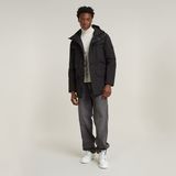 G-STAR Outlet Vodan Padded Hooded Parka Black