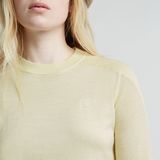 G-STAR Outlet Core Knitted Sweater White
