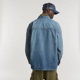 G-STAR Outlet Boxy Flap Pocket Shirt Medium blue