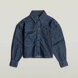 G-STAR Outlet Cropped Shirt Dark blue