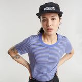 G-STAR Outlet Front Seam Stripe Top Multi color