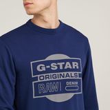G-STAR Outlet Originals Underground Sweater Dark blue