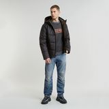 G-STAR Outlet Padded Hooded Puffer Black