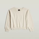 G-STAR Outlet Tape Loose Sweater White