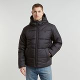 G-STAR Outlet Padded Hooded Puffer Black