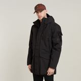 G-STAR Outlet Expedition Padded Hooded Parka Black