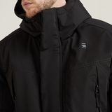 G-STAR Outlet Expedition Padded Hooded Parka Black