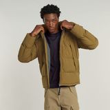 G-STAR Outlet G- Whistler Padded Hooded Jacket 2.0 Brown