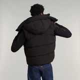 G-STAR Outlet G- Whistler Padded Hooded Vest 2.0 Black