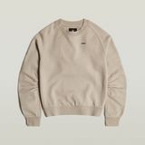 G-STAR Outlet Sleeve Construction Sweater Beige