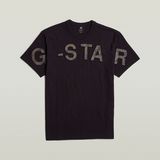 G-STAR Outlet Embro Print T-Shirt Black