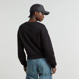 G-STAR Outlet Circle Graphic Loose Sweater Black