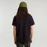 G-STAR Outlet Embro Print T-Shirt Black