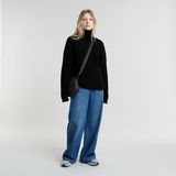 G-STAR Outlet Loose Turtle Knitted Sweater Black