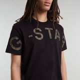 G-STAR Outlet Embro Print T-Shirt Black