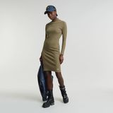 G-STAR Outlet Ergonomic Slim Rib Dress Green