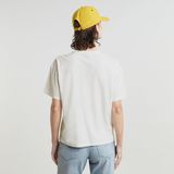 G-STAR Outlet Faux Embro Loose Top White