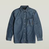 G-STAR Outlet 1-Pocket Regular Denim Shirt Medium blue