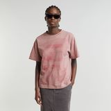 G-STAR Outlet Faux Embro Loose Top Pink
