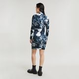 G-STAR Outlet Printed Slim Dress Multi color