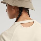 G-STAR Outlet Slim Rib Keyhole Top White