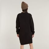 G-STAR Outlet V-Neck Sweater Dress Black