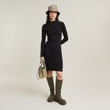 G-STAR Outlet Ergonomic Slim Rib Dress Black